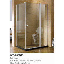 Porta do chuveiro dobrável para bom preço Wtm-03D23